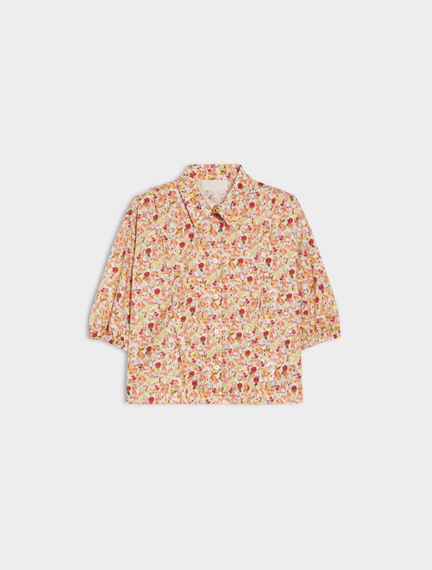 Boxy shirt - CREAM - Iblues - 5