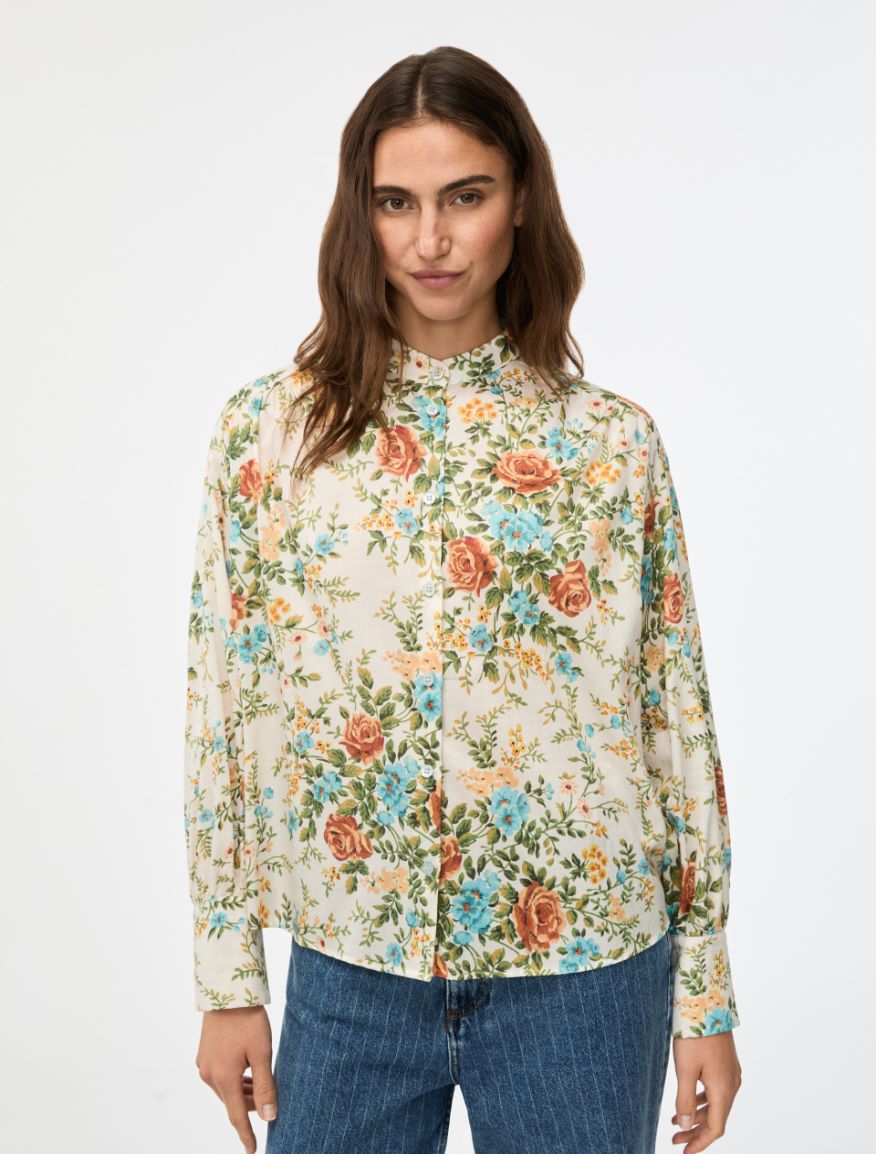 Printed shirt - Cream - Iblues - 4
