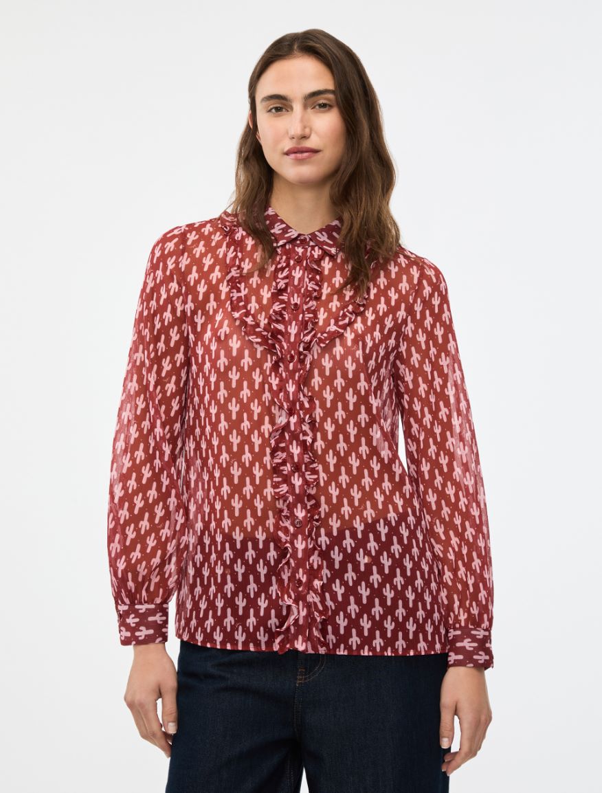 Printed shirt - RED - Iblues