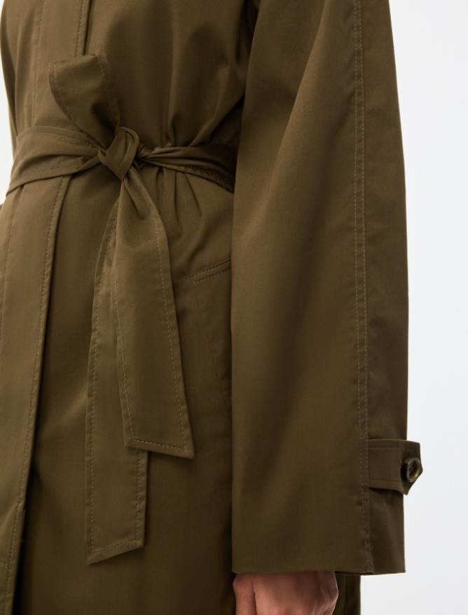 Straight-fit trench coat - 