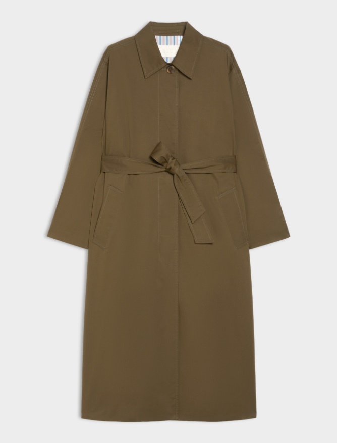 Straight-fit trench coat - 