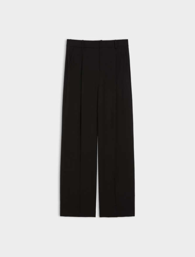 Wool-blend trousers - 