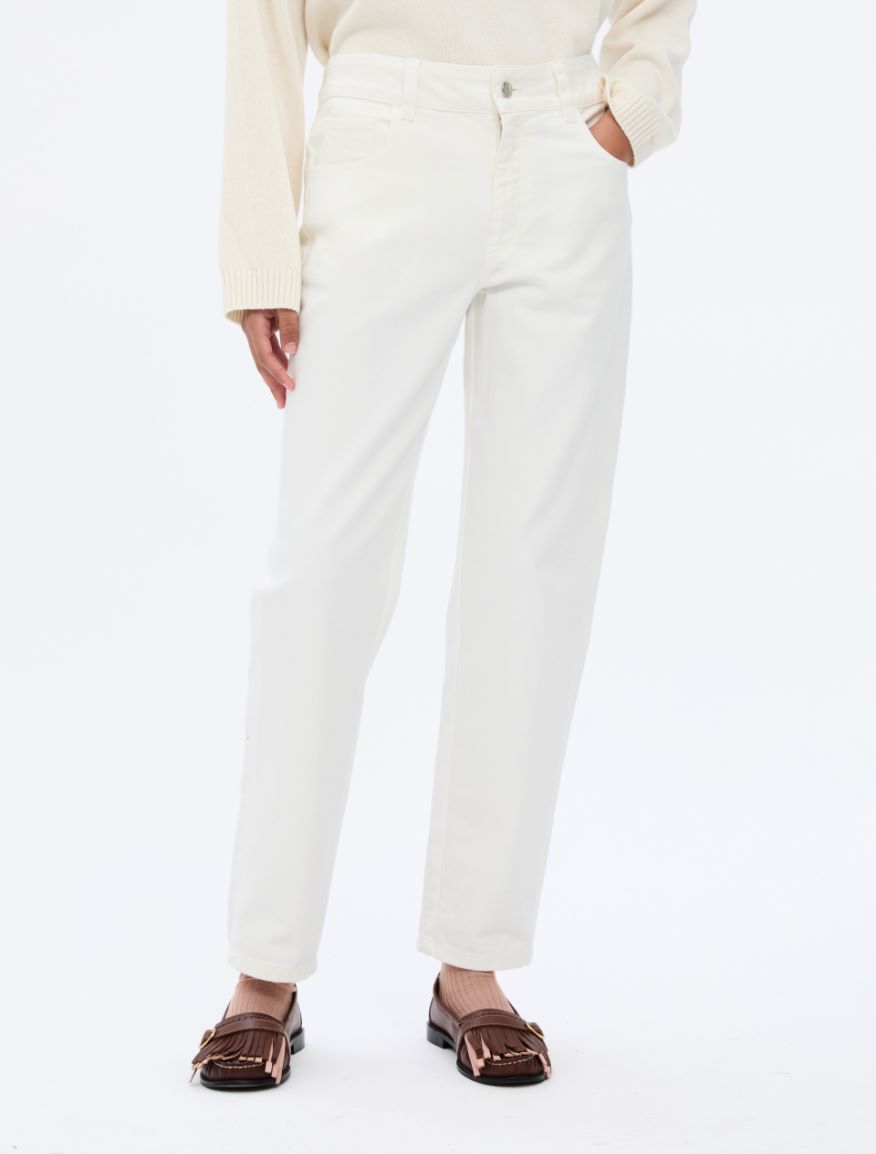 5-pocket trousers - WOOL WHITE - Iblues