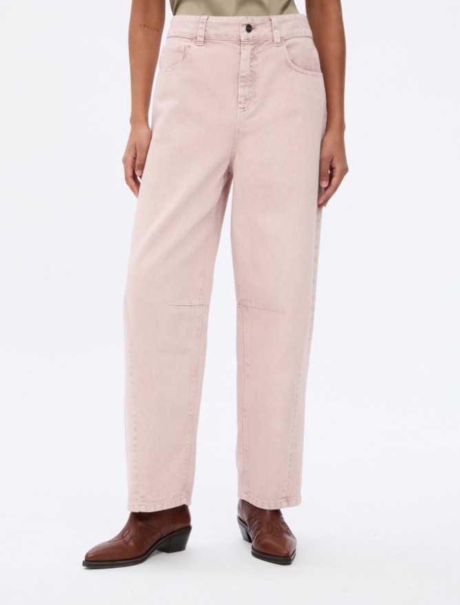 Barrel-leg trousers - 