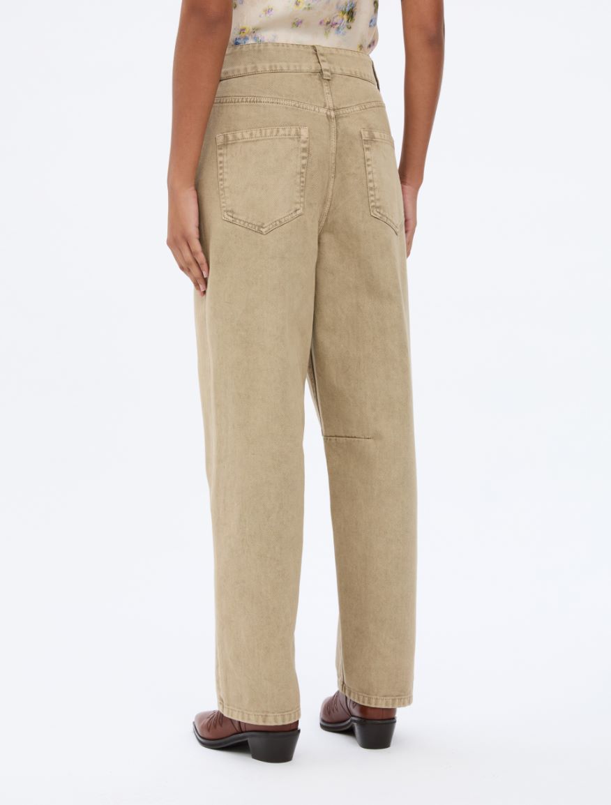 Barrel-leg trousers - SAGE - Iblues - 2