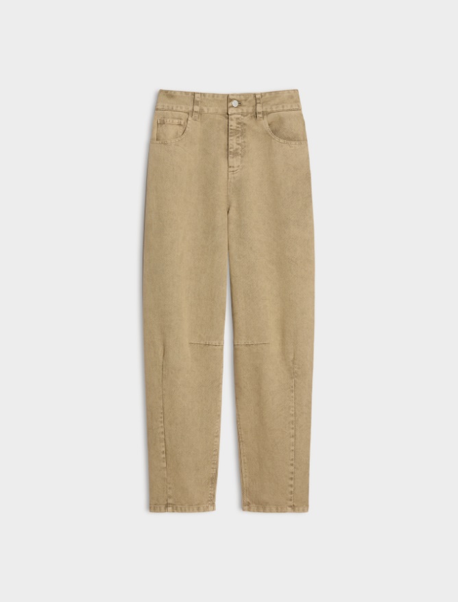 Barrel-leg trousers - 