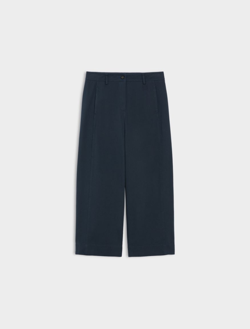 Wide-leg trousers - NAVY - Iblues - 5