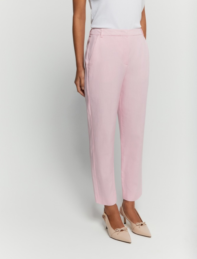 Semi-fitted trousers - 