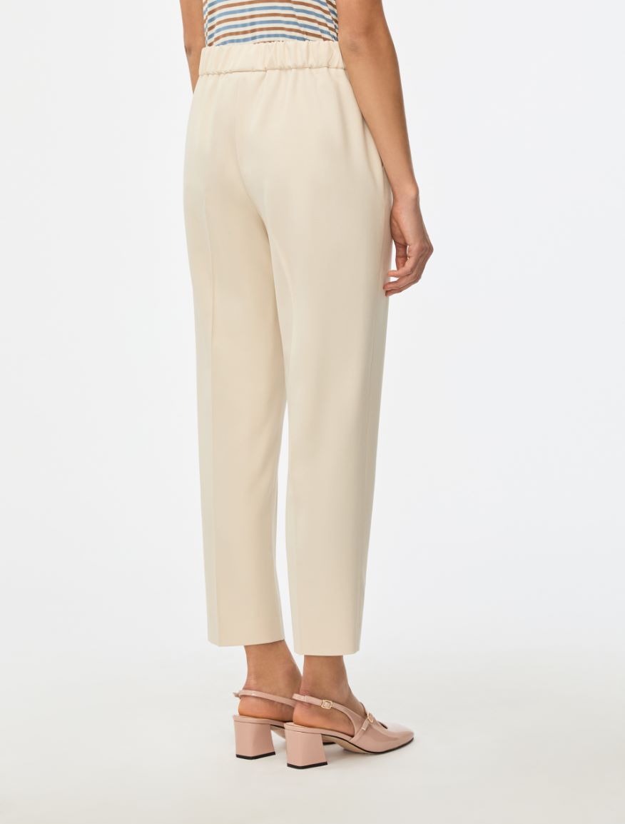Palazzo trousers - IVORY - Iblues - 2