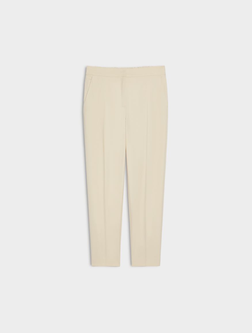 Palazzo trousers - IVORY - Iblues - 5