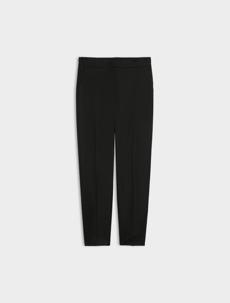 Palazzo trousers - BLACK - Iblues - 5