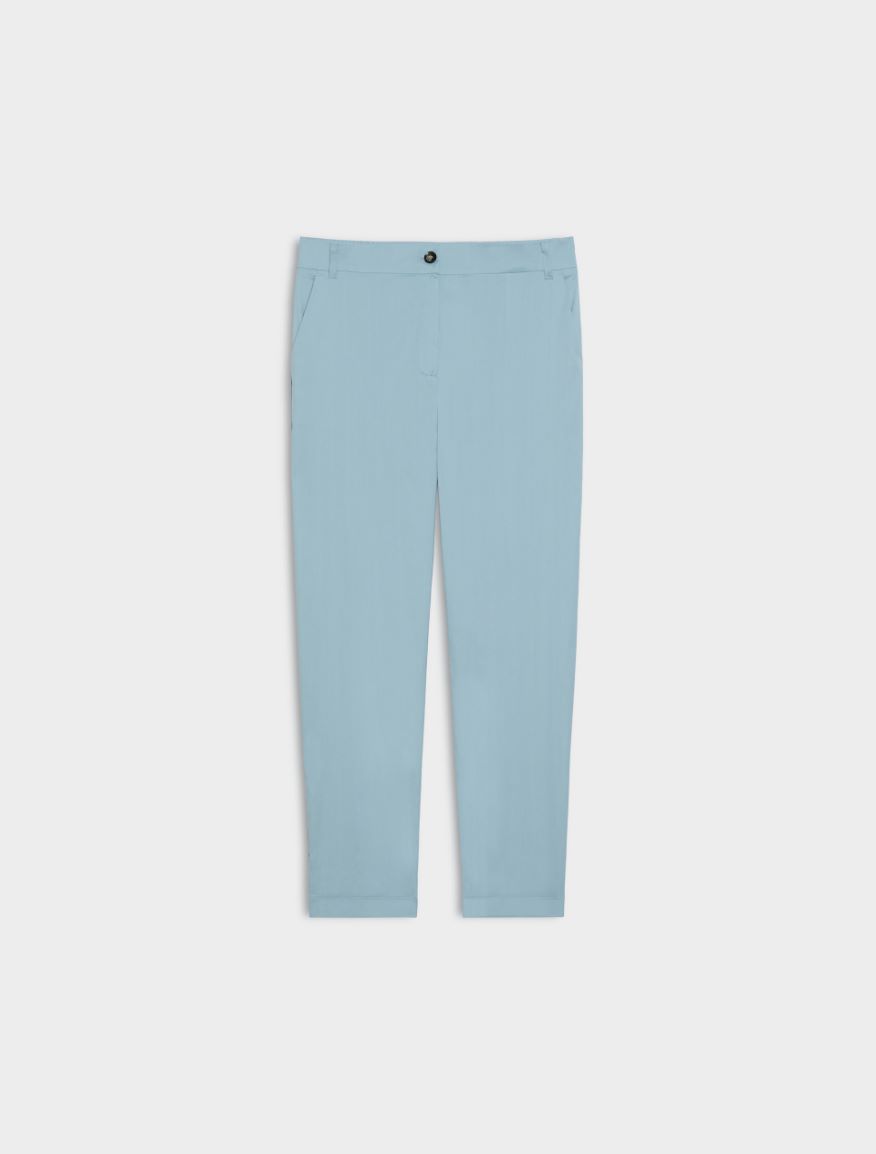 Semi-fitted trousers - DARK BLUE - iBlues - 5