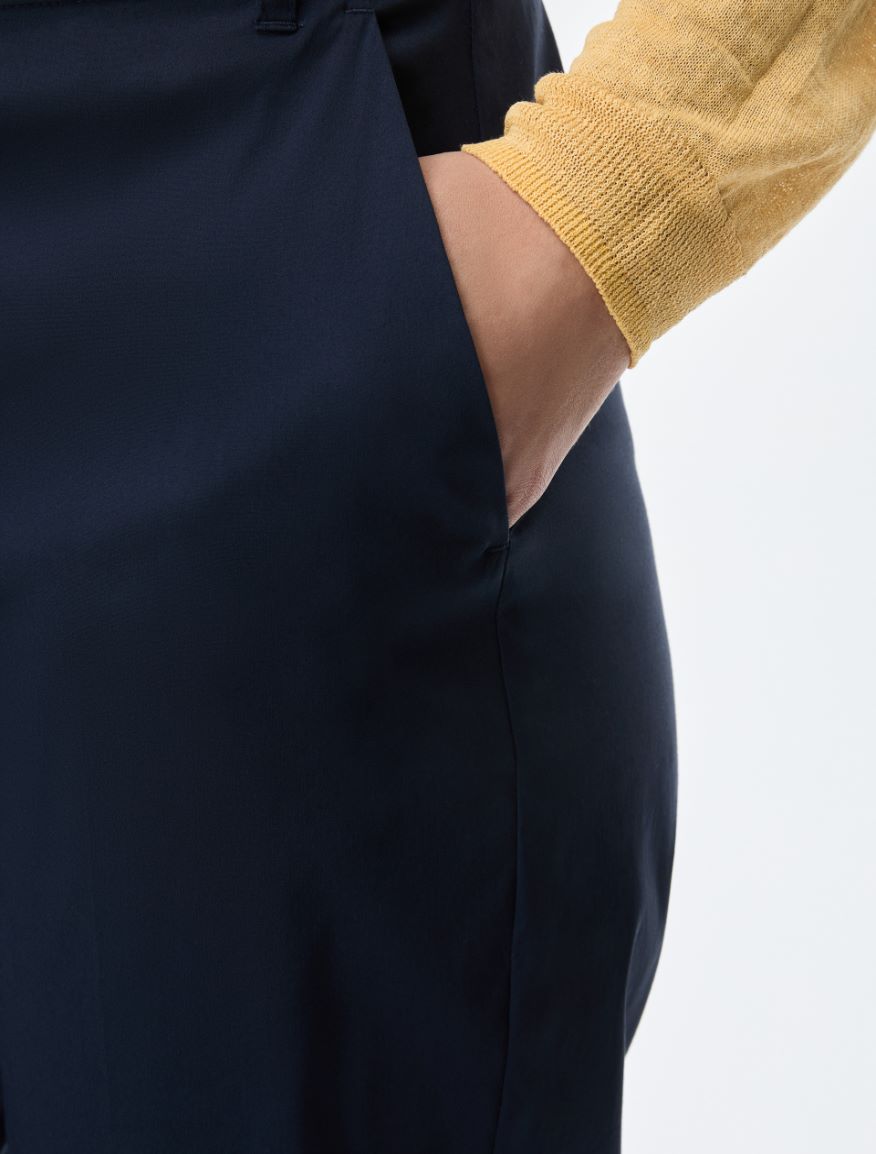 Semi-fitted trousers - CORNFLOWER BLUE - Iblues - 3