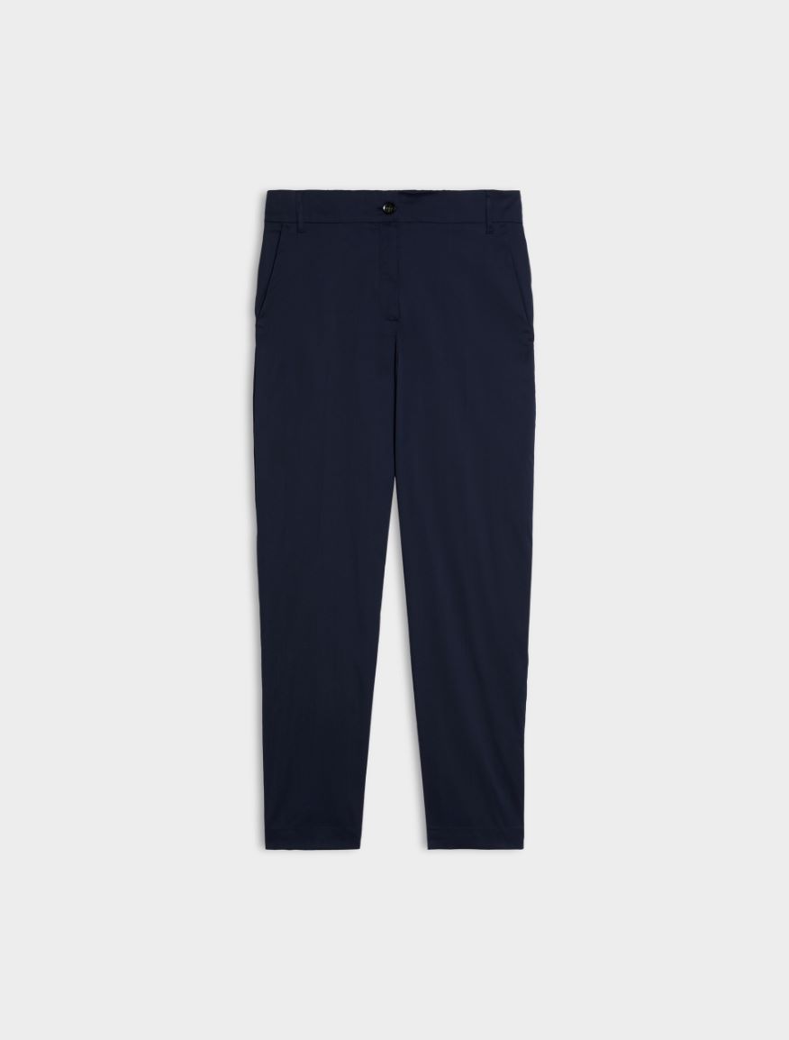 Semi-fitted trousers - CORNFLOWER BLUE - Iblues - 5