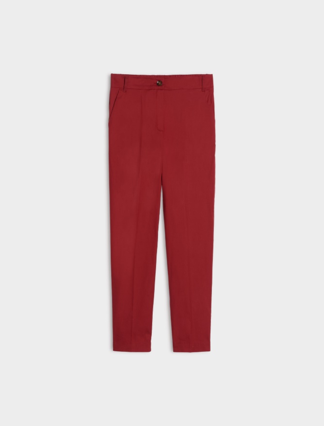 Semi-fitted trousers - 