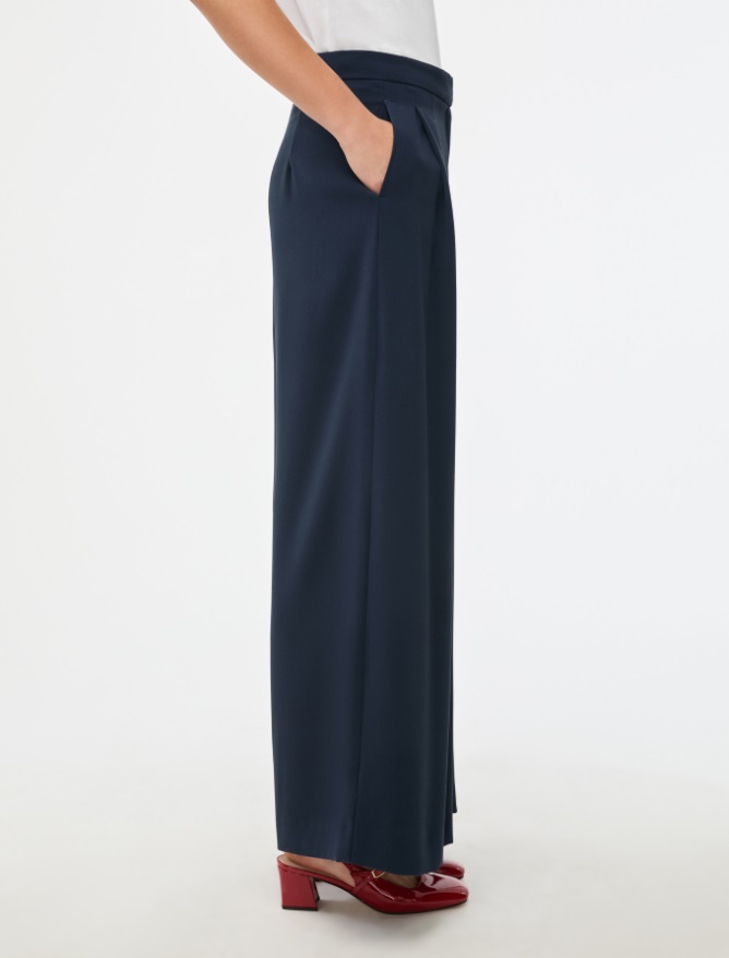 Relaxed-fit trousers - NAVY