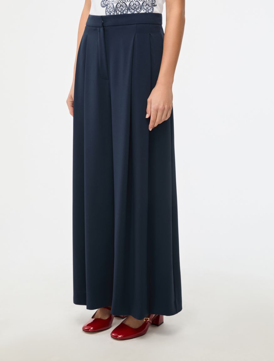 Relaxed-fit trousers - NAVY - Iblues