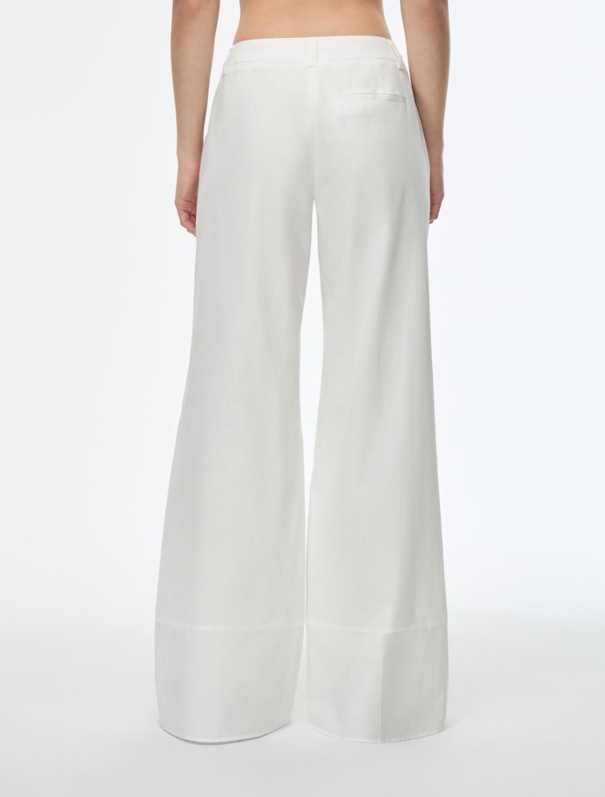 Wide-leg trousers - WHITE - Iblues - 2