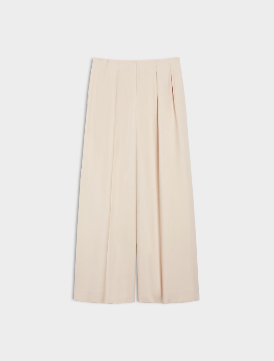 Palazzo trousers - IVORY - Iblues - 5