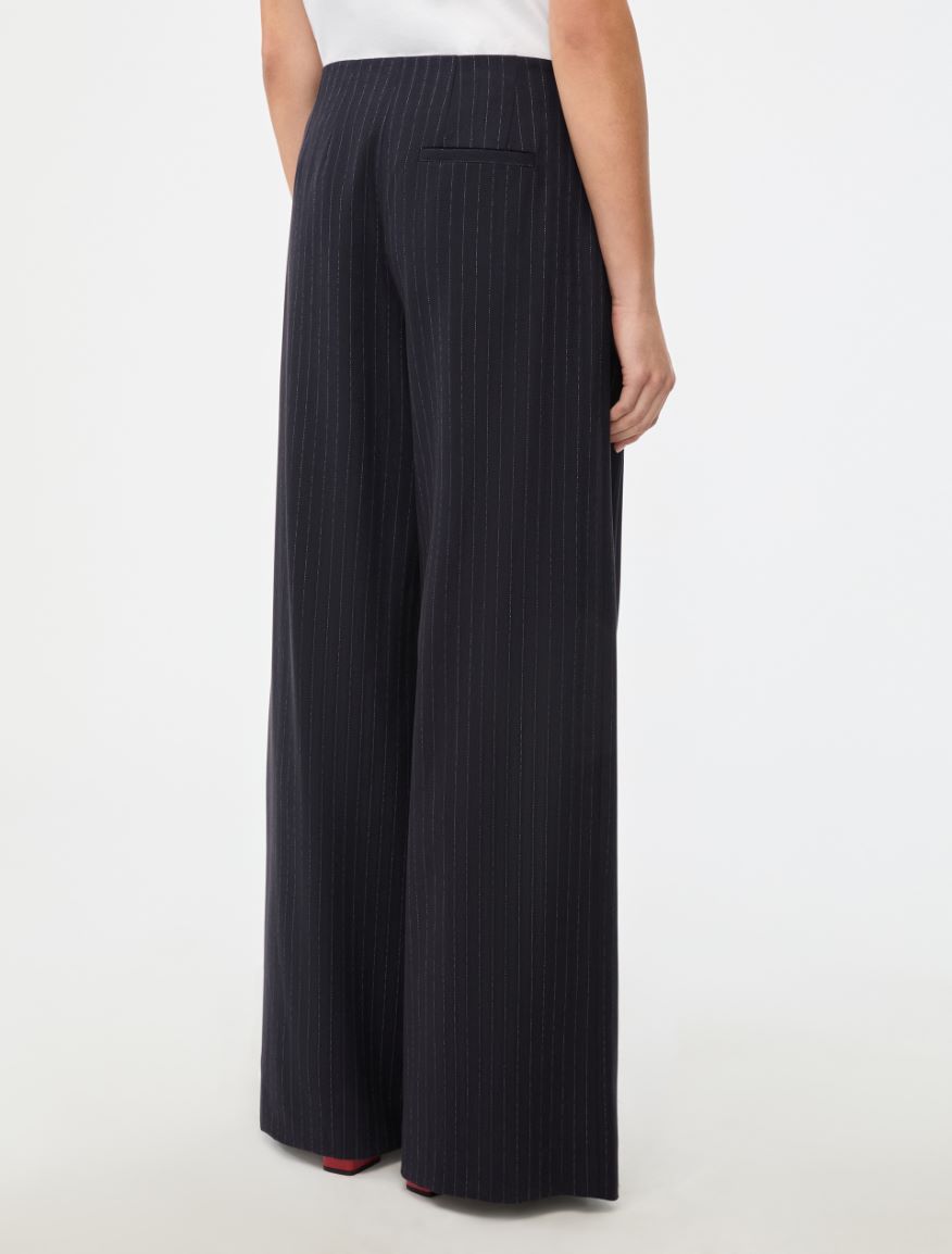 Palazzo trousers - NAVY - Iblues - 2