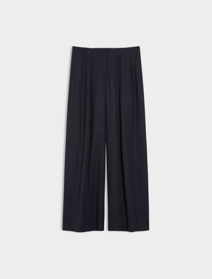 Palazzo trousers - NAVY - Iblues - 5