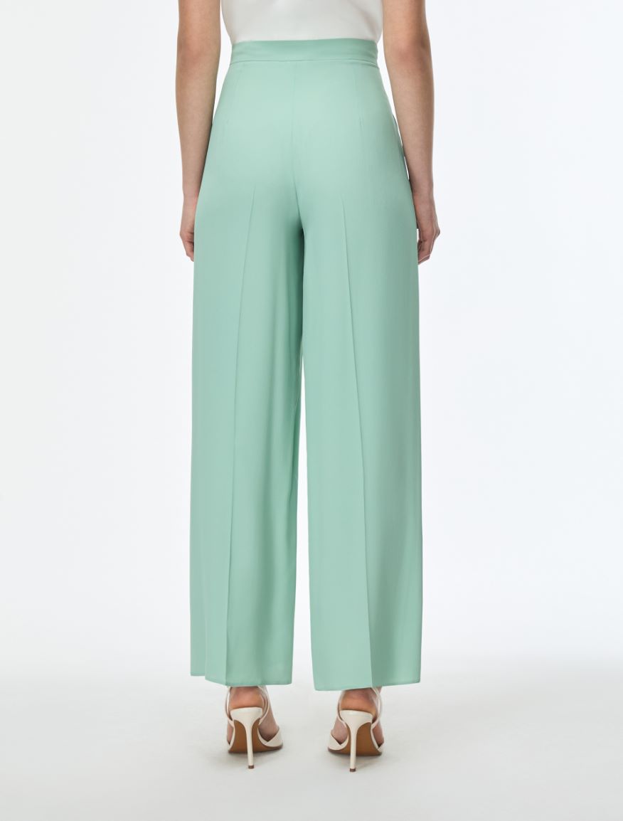 Silk-blend trousers - MINT - Iblues - 2