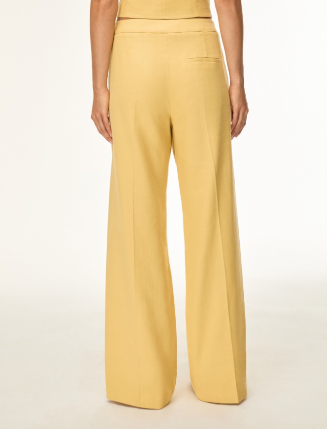 Linen-blend trousers - 