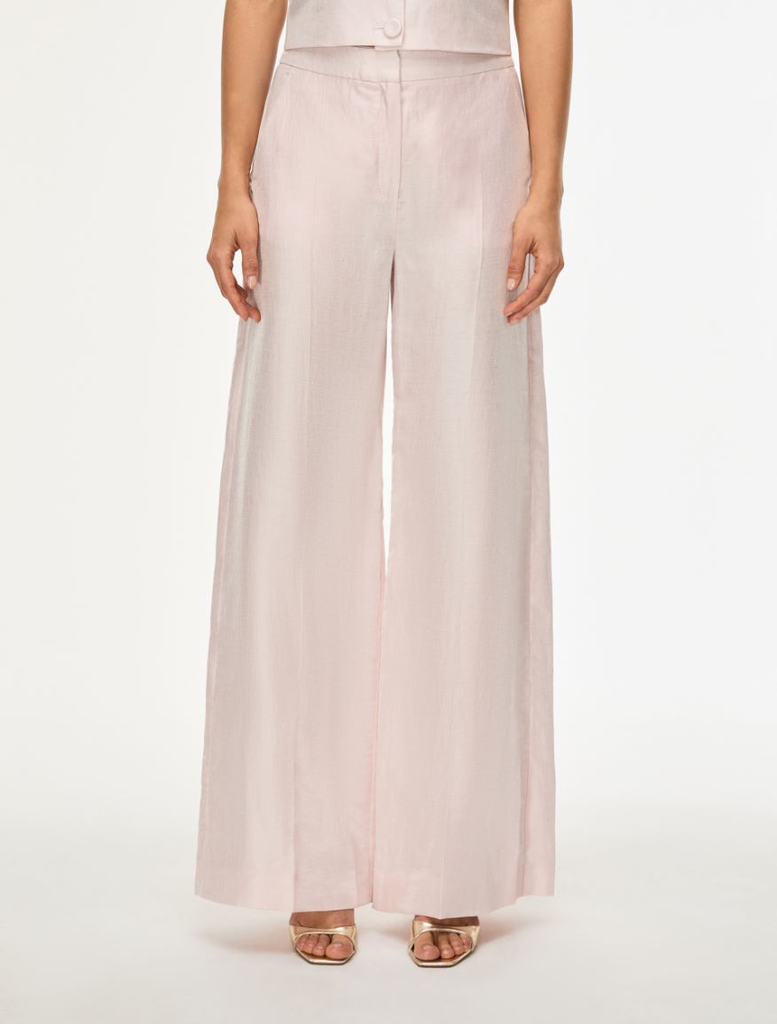 Pantaloni in misto lino - CIPRIA - Iblues