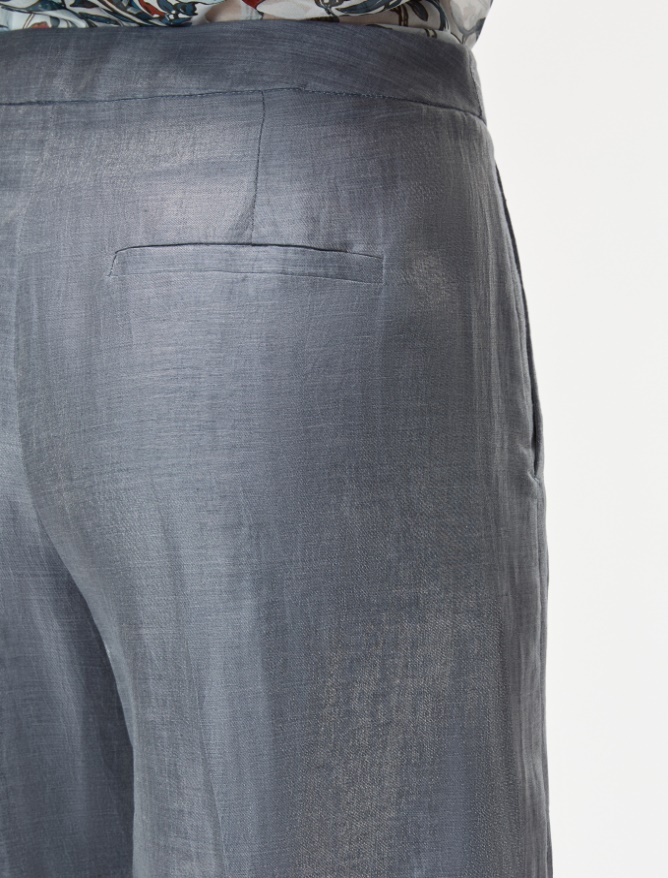 Linen-blend trousers - 