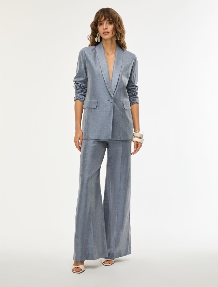 Pantaloni in misto lino - AVIO - Iblues - 5