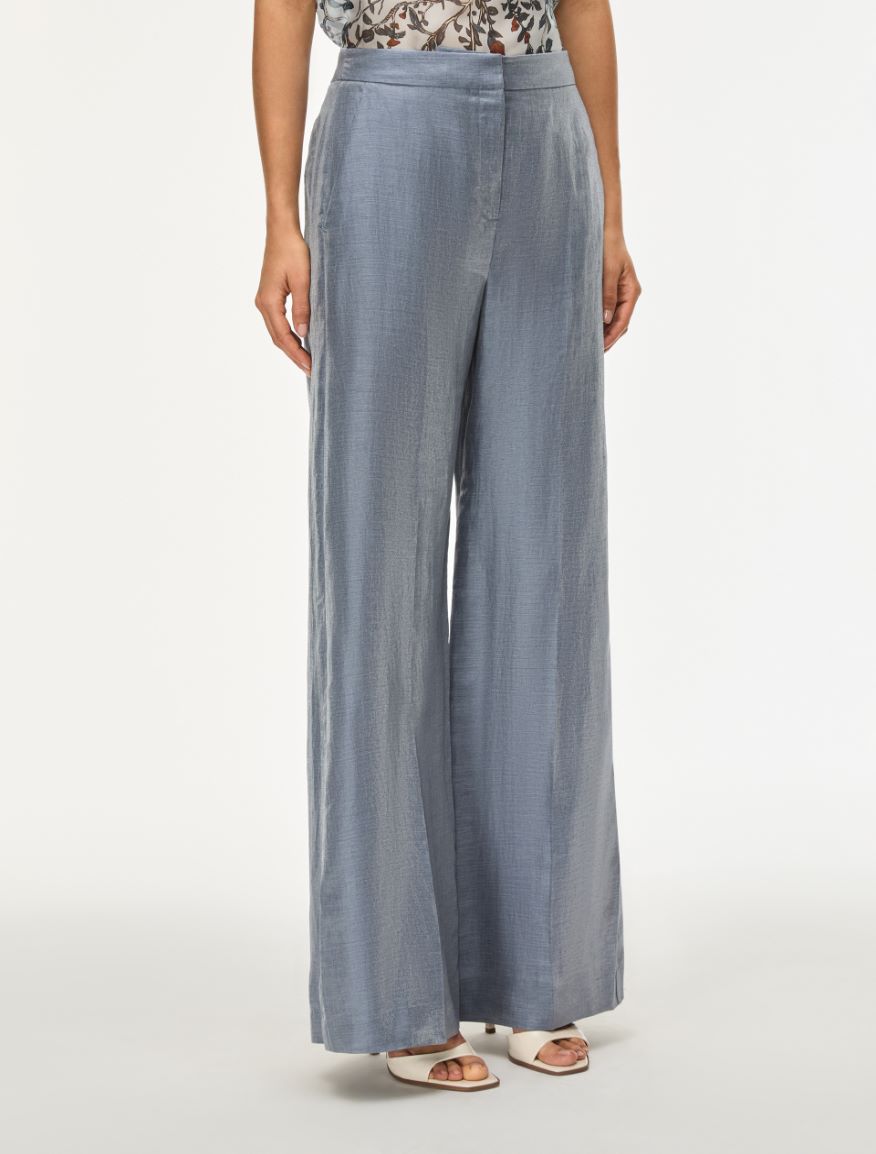 Pantaloni in misto lino - AVIO - Iblues