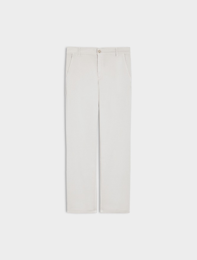 Semi-fitted trousers - 