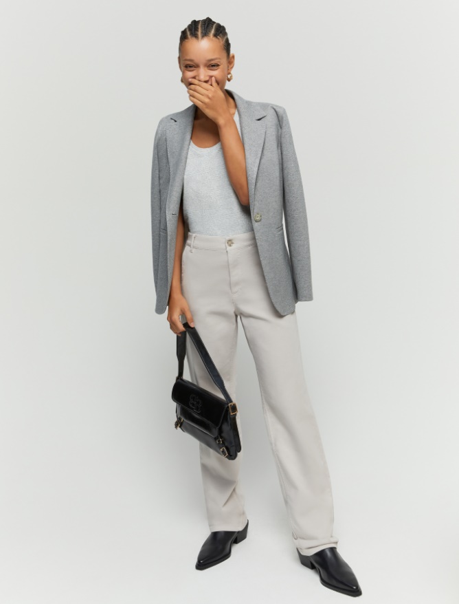 Semi-fitted trousers - 