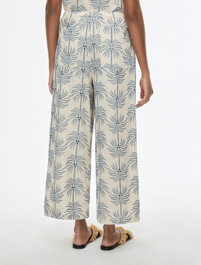 Embroidered trousers - 