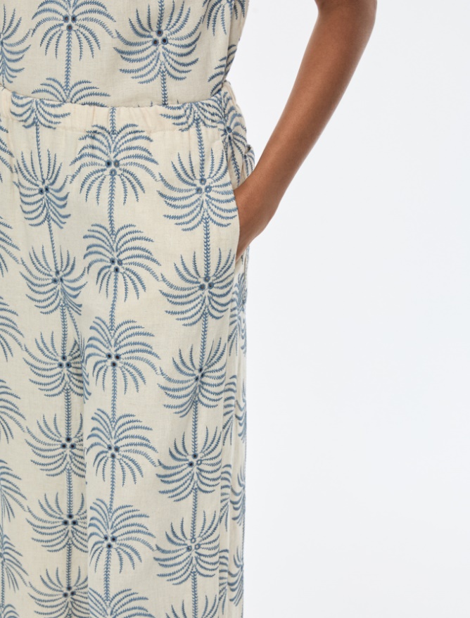 Embroidered trousers - 