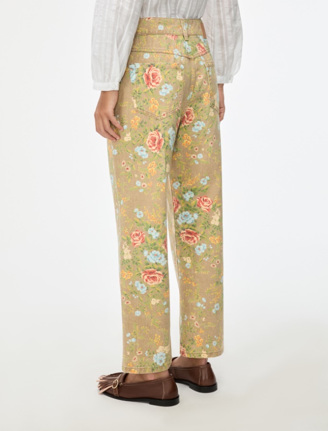 Printed trousers - 