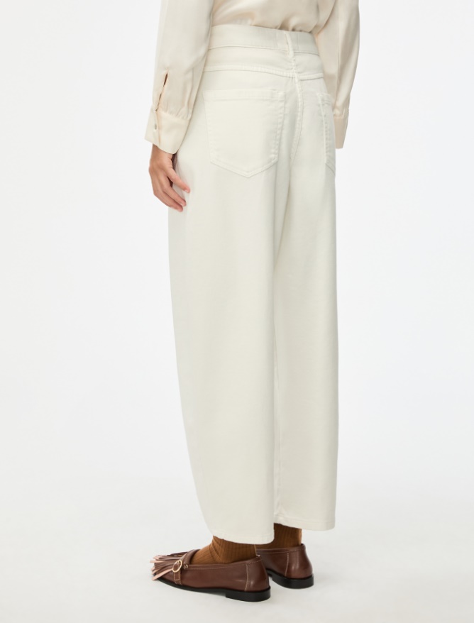 Barrel-leg trousers - 