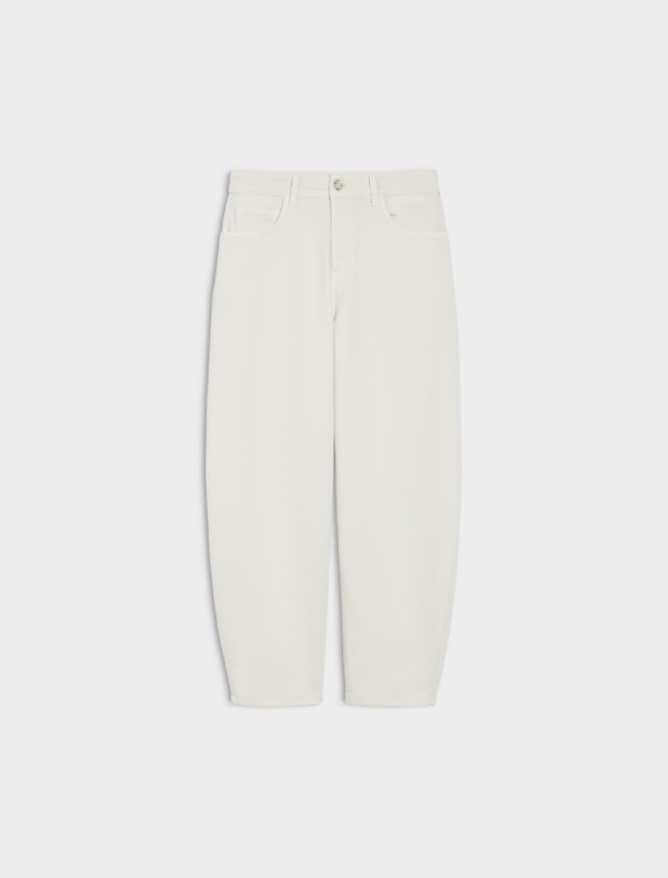 Barrel-leg trousers - 