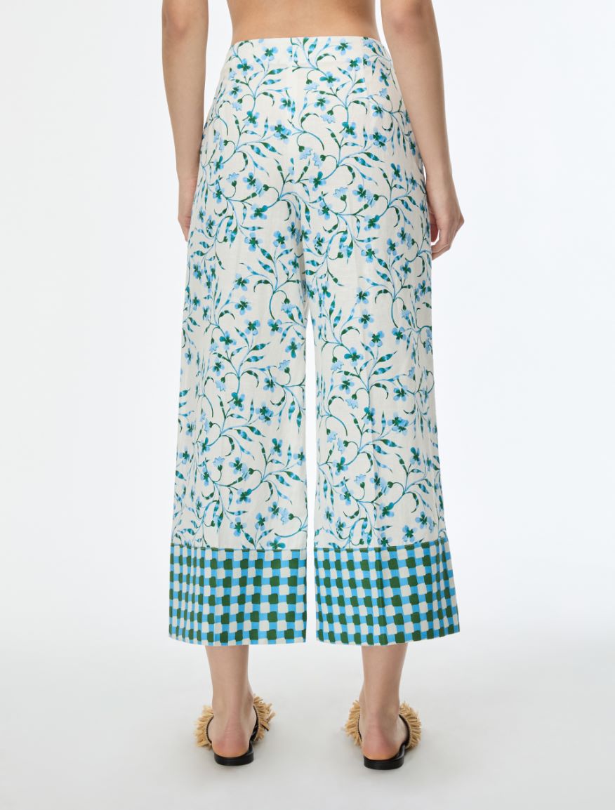 Printed trousers - IVORY - Iblues - 2
