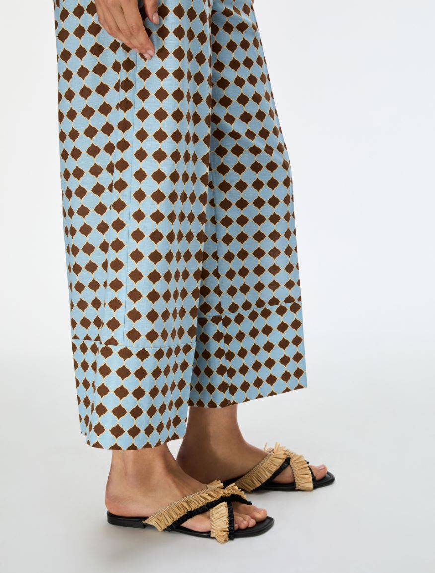 Printed trousers - COCOA - Iblues - 3