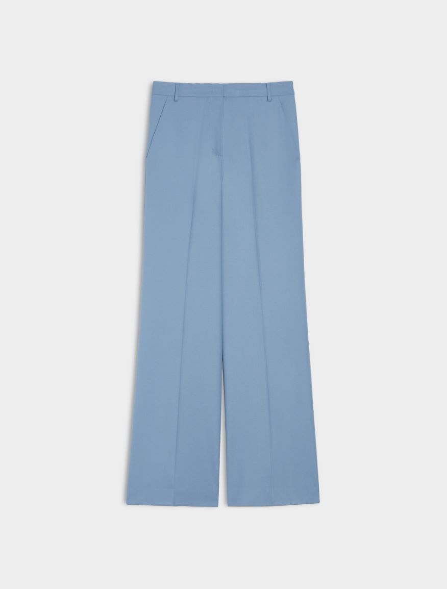 Wide-leg trousers - DARK BLUE - Iblues - 5