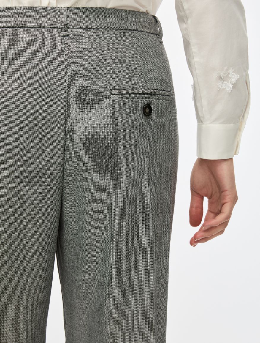 Wide-leg trousers - BLACK - Iblues - 3