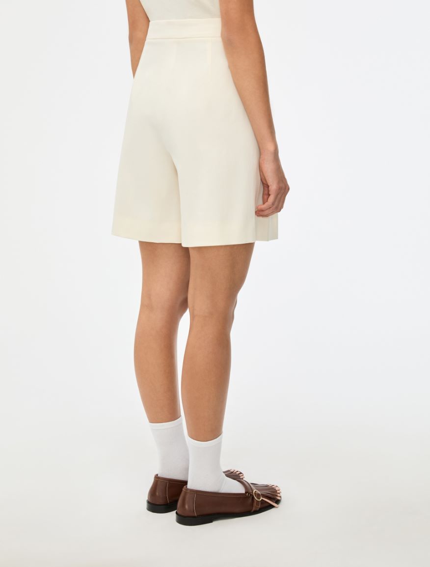 Cotton shorts - WOOL WHITE - Iblues - 2