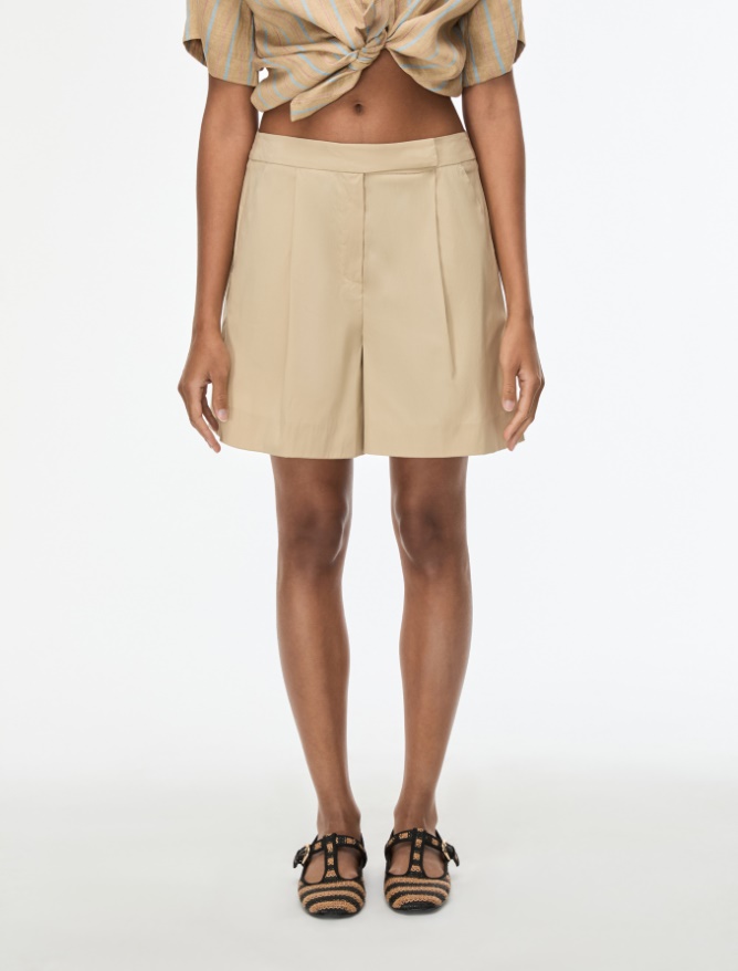 Cotton-blend shorts - 