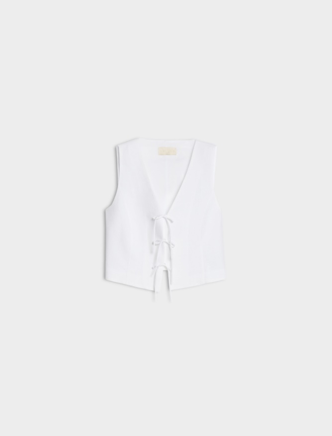 Linen gilet - 