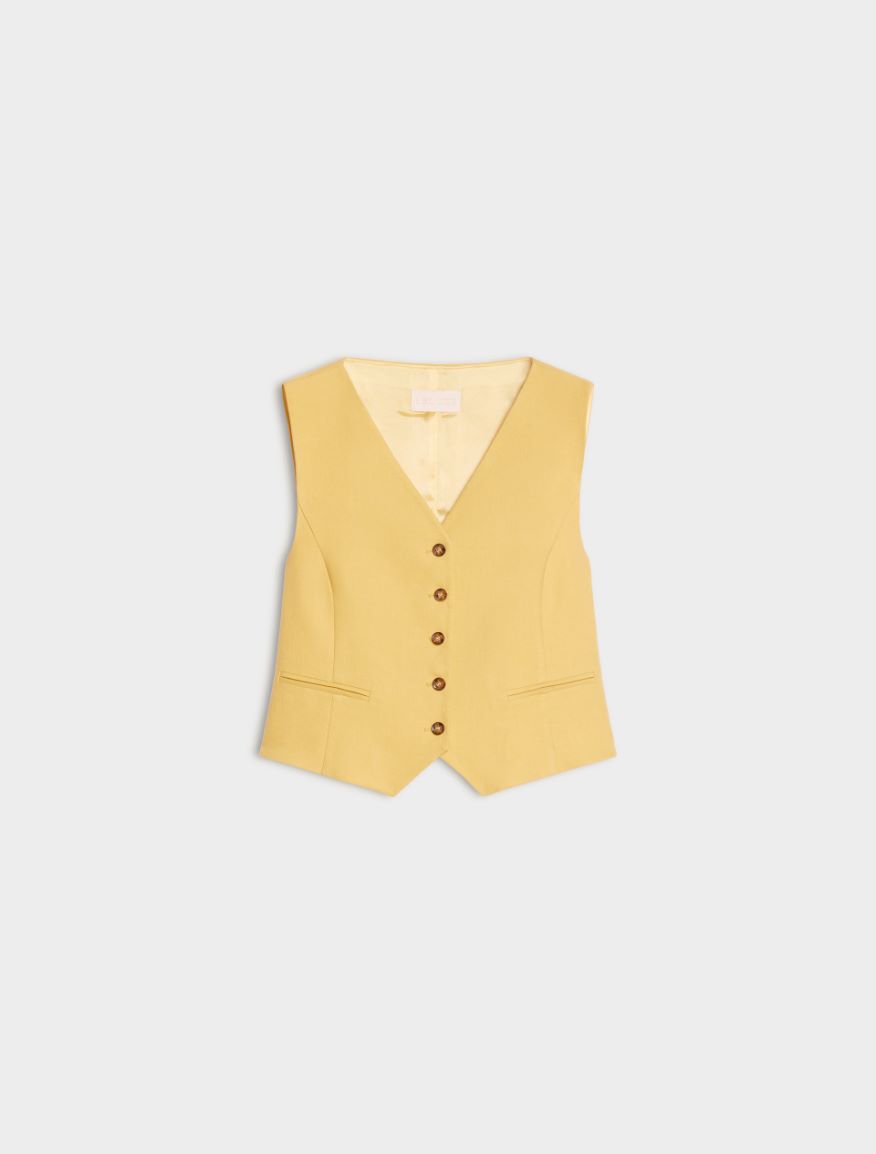 Slim-fit gilet - HONEY - Iblues - 5