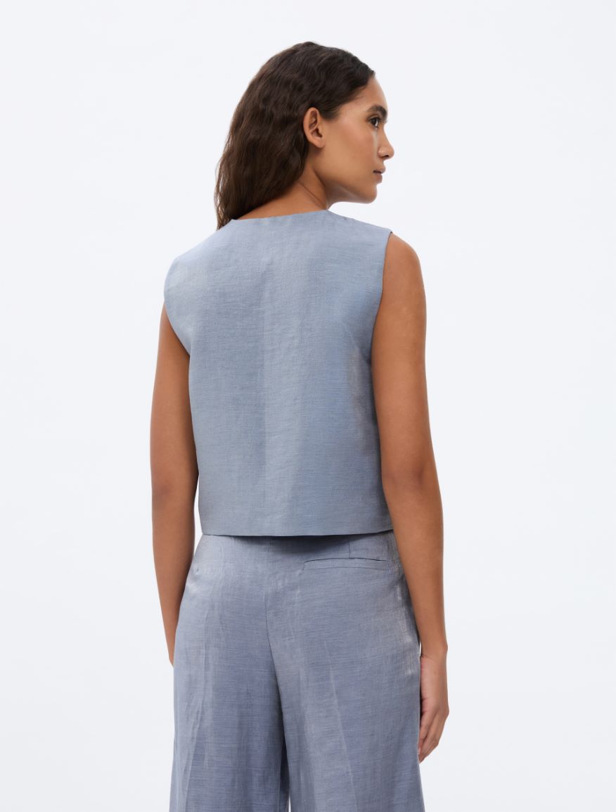 Crew-neck gilet - AVIO - Iblues - 2