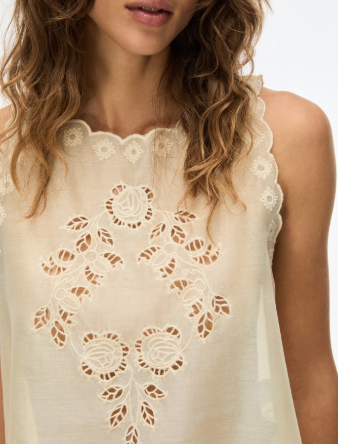 Broderie anglaise top - 