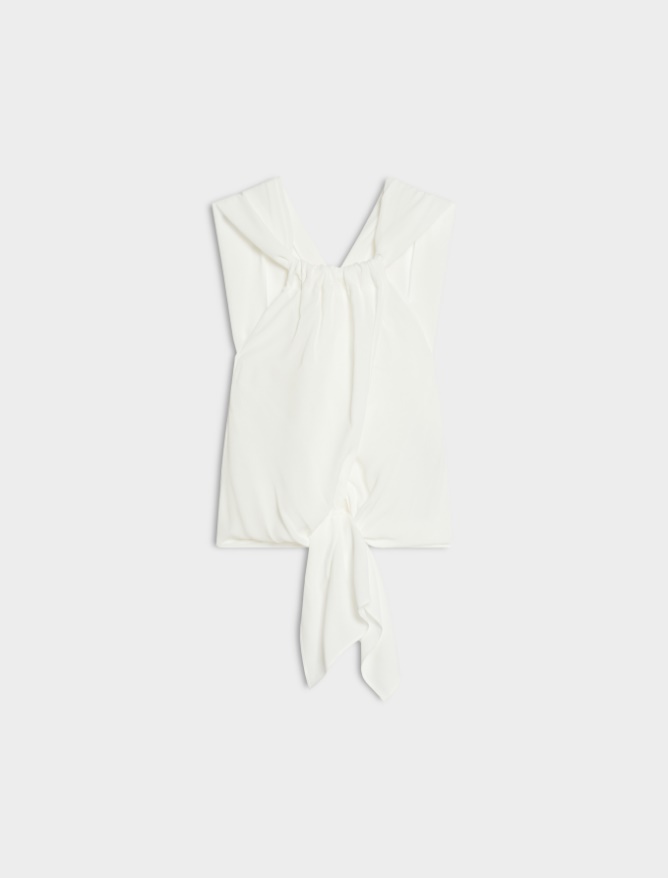 Loose-fit silk-blend top - 