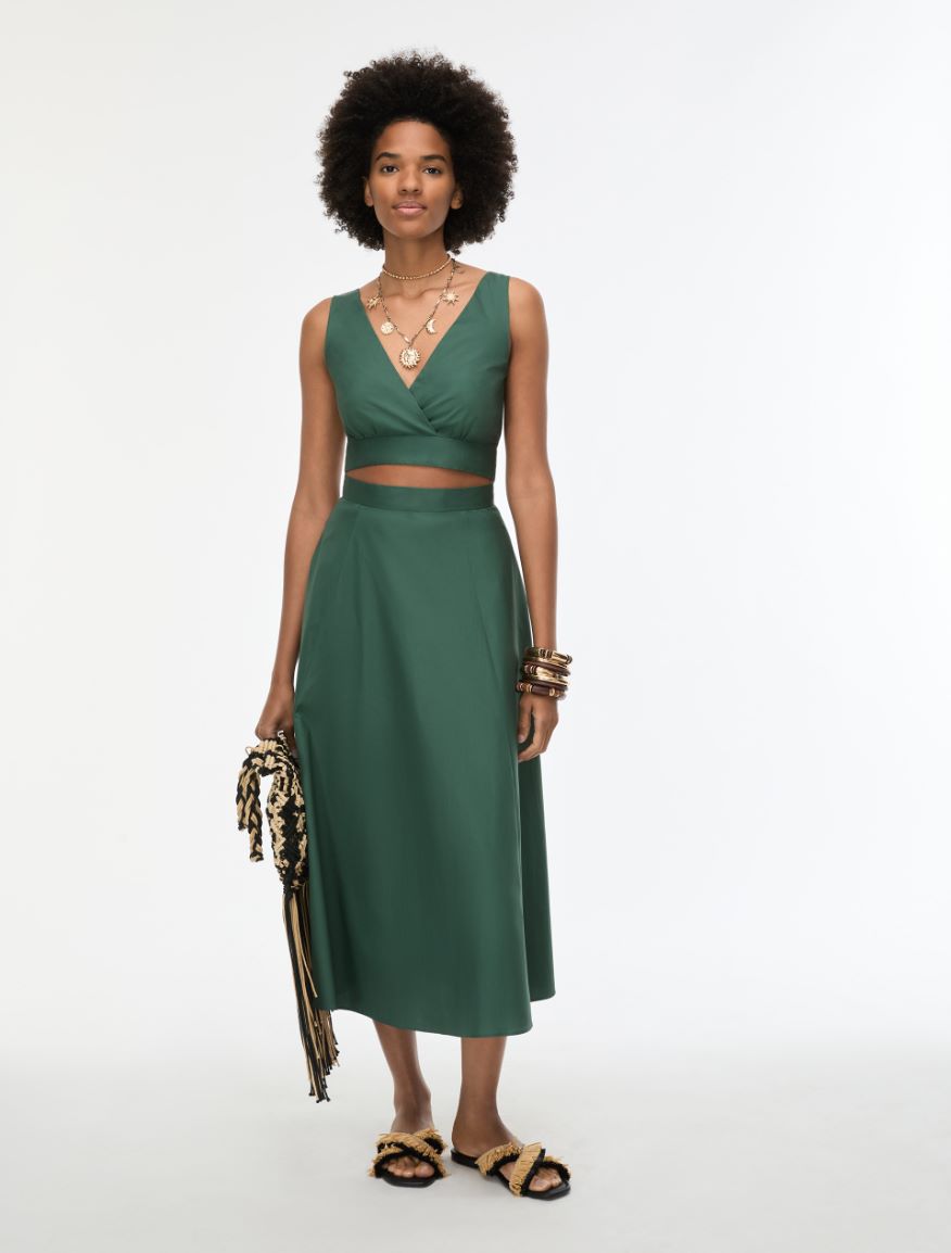 Criss-cross top - GREEN - Iblues - 4